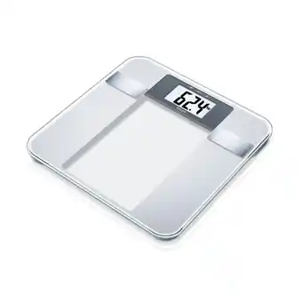 Bol.com Beurer BG 13 Personenweegschaal - Lichaamsanalyse - BMI - Digitaal - XL Display - Glas aanbieding