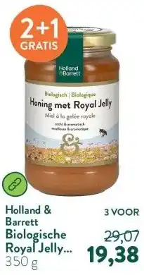 Holland & Barrett Biologische Royal Jelly Honing aanbieding
