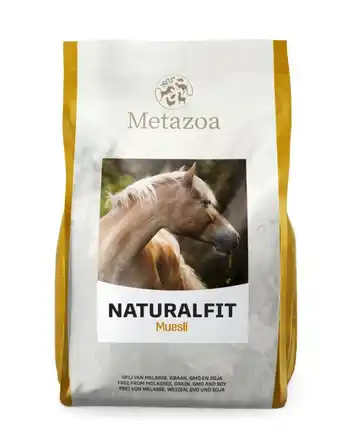 Welkoop Metazoa Naturalfit Muesli - Specialiteit - Paardenvoer - 15kg - Zak aanbieding