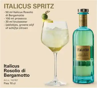 Sligro Italicus Rosolio di Bergamotto aanbieding