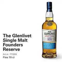 Sligro The Glenlivet Single Malt Founders Reserve aanbieding