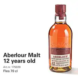 Sligro Aberlour Malt 12 years old aanbieding