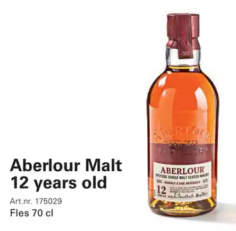 Sligro Aberlour Malt 12 years old aanbieding