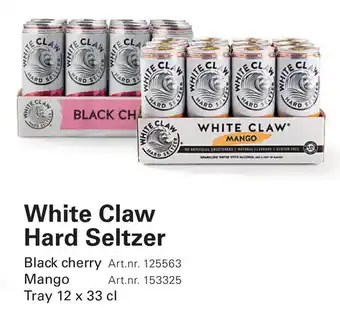 Sligro White Claw Hard Seltzer aanbieding