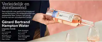 Sligro Gérard Bertrand Hampton Water aanbieding