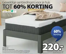 Jysk Dreamzone EIMA GS45 springveermatras aanbieding