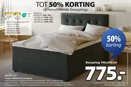 Jysk Dreamzone tylda storage GC50 boxspring aanbieding