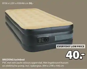 Jysk Bredeng luchtbed aanbieding