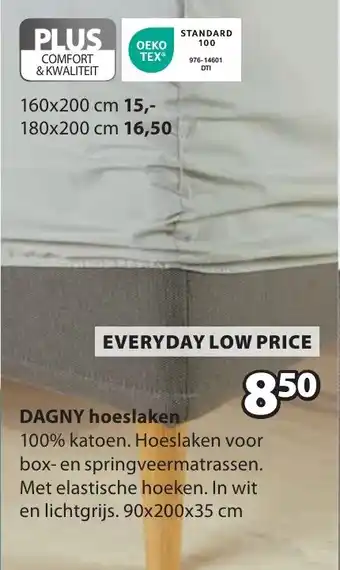 Jysk Dagny hoeslaken aanbieding