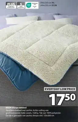Jysk Bagn sherpa dekbed aanbieding