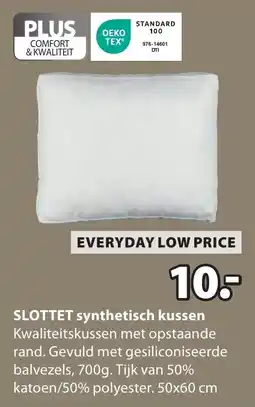 Jysk Slottet synthetisch kussen aanbieding