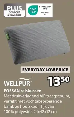 Jysk Wellpur fossan reiskussen aanbieding