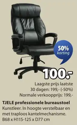 Jysk Tjele professionele bureaustoel aanbieding
