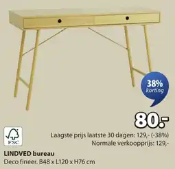 Jysk Lindved bureau aanbieding