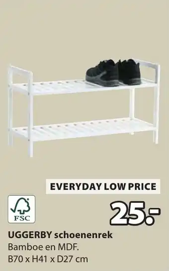 Jysk Uggerby schoenenrek aanbieding
