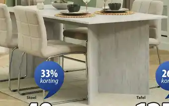 Jysk Krondal tafel aanbieding