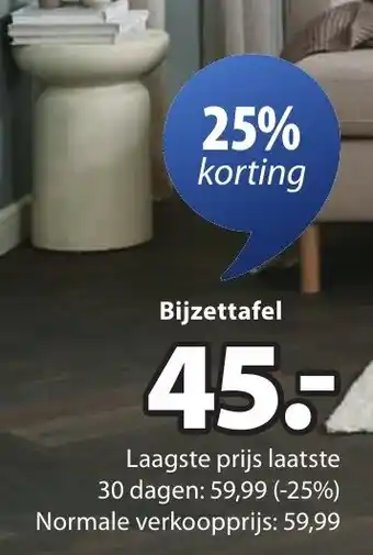 Jysk Lydum bijzettafel aanbieding