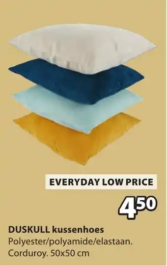 Jysk Duskull kussenhoes aanbieding
