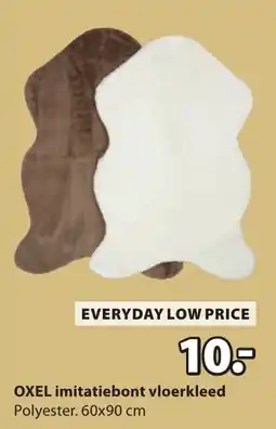 Jysk Oxel imitatiebont vloerkleed aanbieding