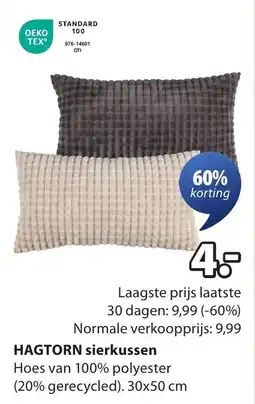 Jysk HAGTORN sierkussen aanbieding