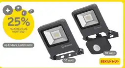 Praxis 25% korting op Endura Ledstralers aanbieding