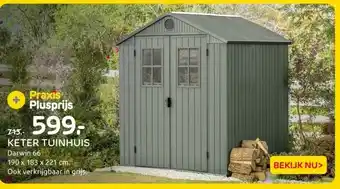 Praxis KETER TUINHUIS aanbieding