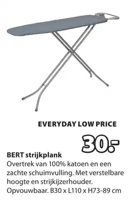 Jysk Bert strijkplank aanbieding