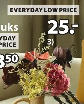 Jysk Godfred kunstboeket aanbieding