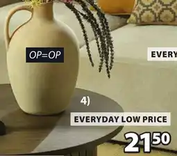 Jysk Kjartan vaas aanbieding