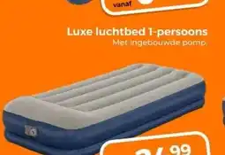 Trekpleister Luxe luchtbed 1-persoons aanbieding