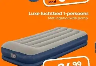 Trekpleister Luxe luchtbed 1-persoons aanbieding