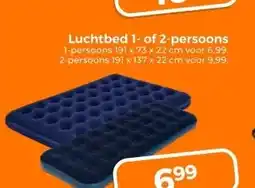 Trekpleister Luchtbed 1- of 2-persoons aanbieding