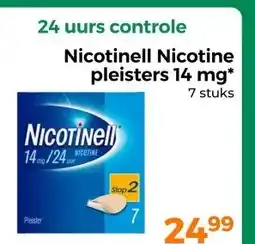 Trekpleister Nicotinell Nicotine pleisters 14 mg aanbieding