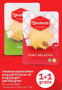Spar Uniekaas kaasstukken jong aanbieding