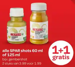 Spar SPAR shots aanbieding