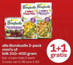 Spar Bonduelle aanbieding