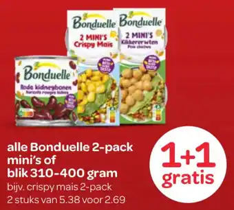 Spar Bonduelle aanbieding