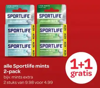 Spar Sportlife mints aanbieding