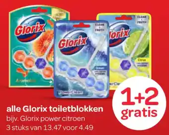 Spar Glorix toiletblokken aanbieding