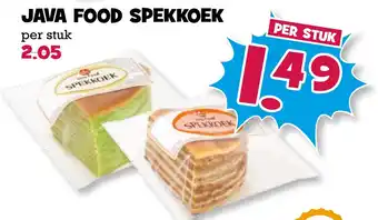 Boon`s Markt Java Food Spekkoek aanbieding