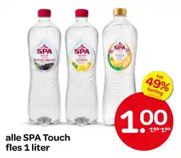 Spar Spa touch aanbieding