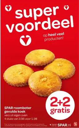 Spar Spar roomboter gevulde koek aanbieding