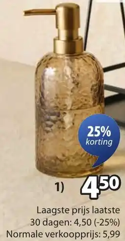 Jysk Genevad zeepdispenser aanbieding