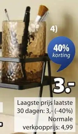 Jysk Genevad tandenborstelhouder aanbieding