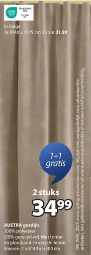 Jysk Austra gordijn aanbieding