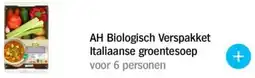 Albert Heijn AH Biologisch Verspakket Italiaanse groentesoep aanbieding
