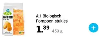 Albert Heijn AH Biologisch Pompoen stukjes aanbieding