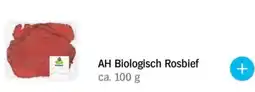 Albert Heijn AH Biologisch Rosbief aanbieding