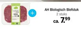 Albert Heijn AH Biologisch Biefstuk aanbieding