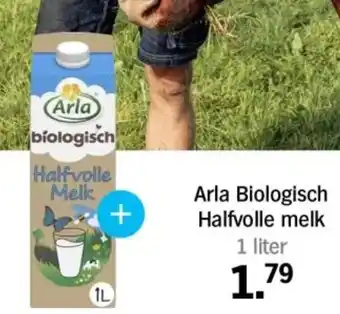 Albert Heijn Arla Biologisch Halfvolle melk aanbieding